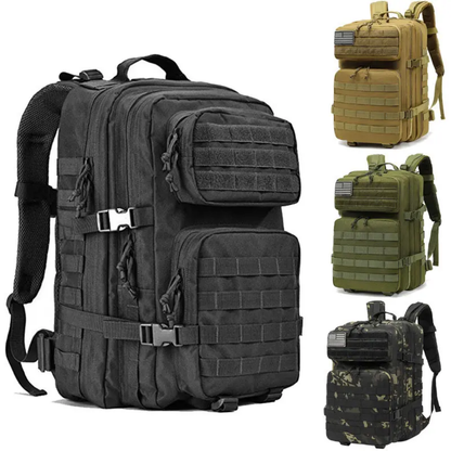 TAZEET 40L Outdoor Hiking Backpack – Waterproof MOLLE Travel & Camping Bag