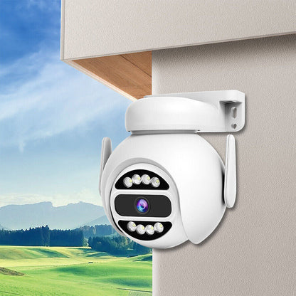 SH047 PTZ Wireless Camera | 4MP 2K Resolution, IR Night Vision, Human Tracking, Two-Way Audio, IP66 Waterproof - Tazeet.com