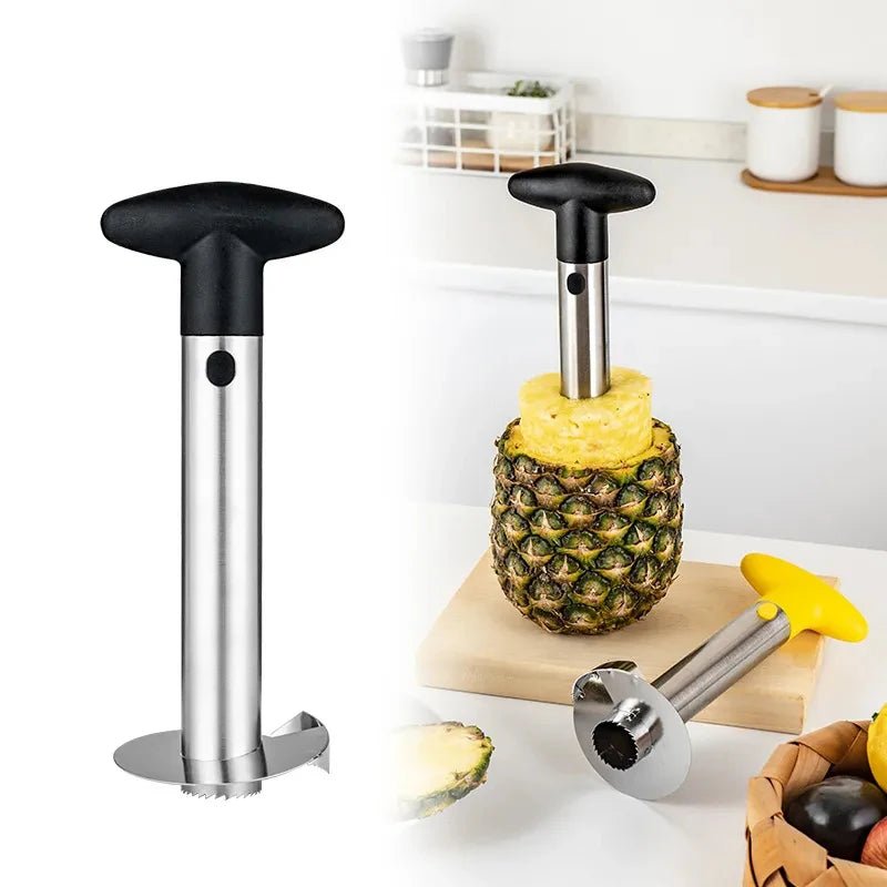 Stainless Steel Pineapple Silcer Peeler Fruit Corer Slicer Ananas Peeler Cutter Fruit Spiral Cutter Kitchen Tools Accessories - Tazeet.com