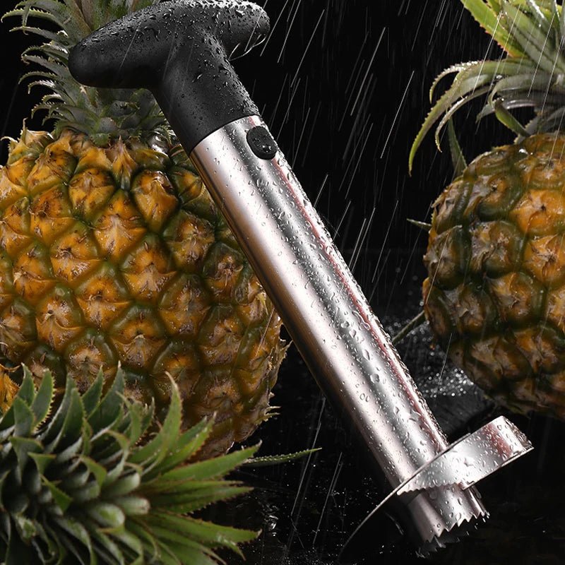 Stainless Steel Pineapple Silcer Peeler Fruit Corer Slicer Ananas Peeler Cutter Fruit Spiral Cutter Kitchen Tools Accessories - Tazeet.com