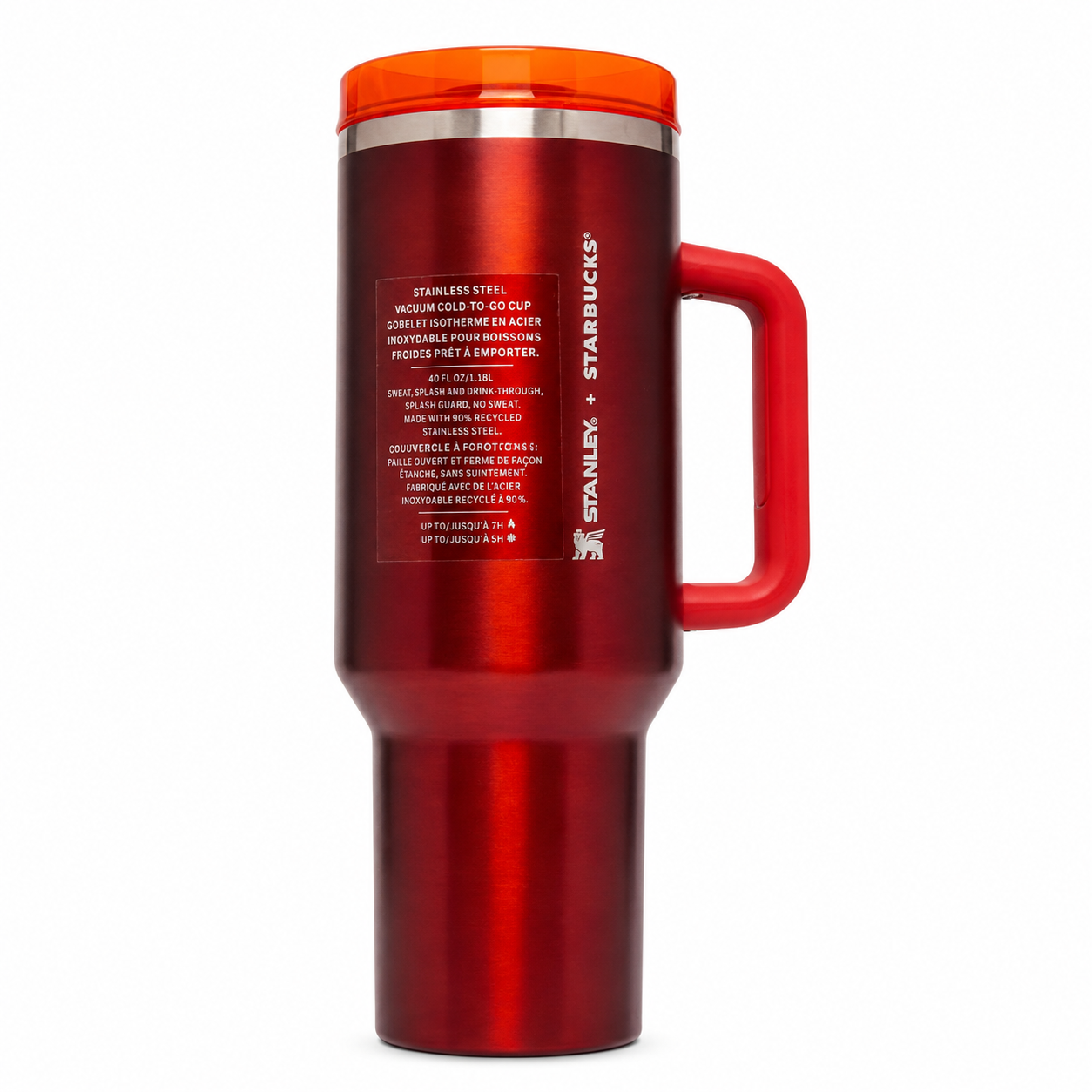 Stanley Quencher H2.0 FlowState tumbler 40 oz Starbucks edition, stainless steel with handle and straw