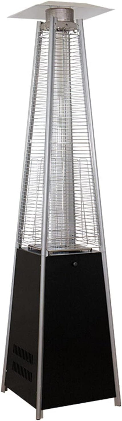 TAZEET black 13 kW pyramid propane patio heater — main product view