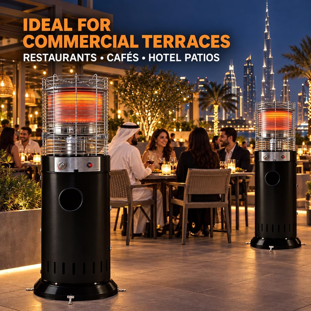 15kW outdoor gas patio heater – gallery view 8