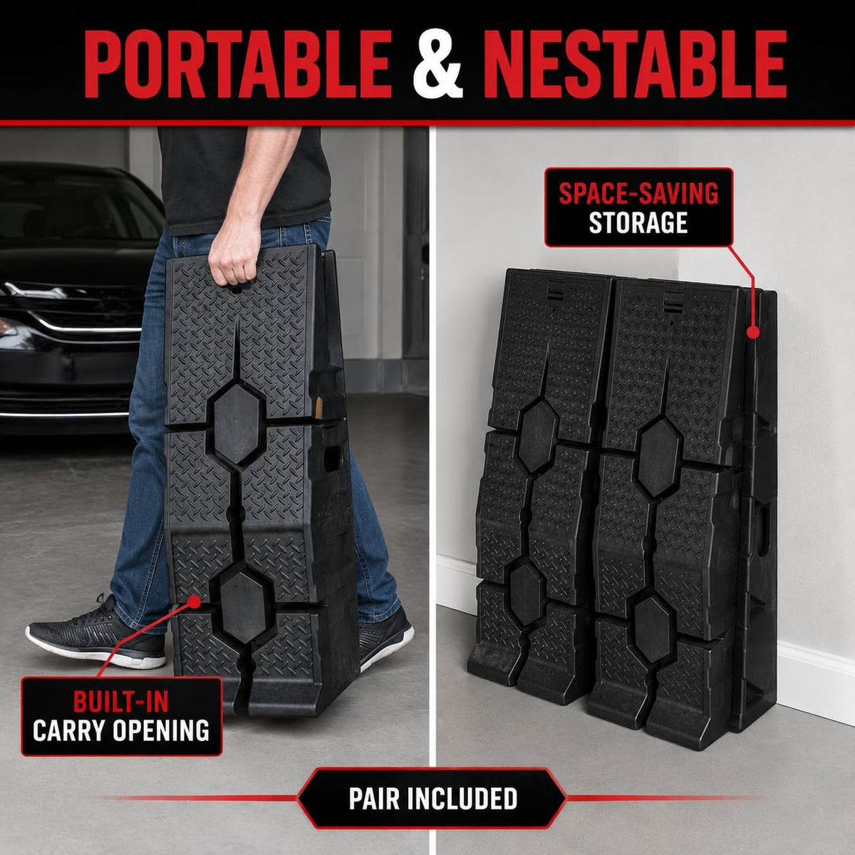 2.5-tonne low-profile car service ramp pair – gallery view 5