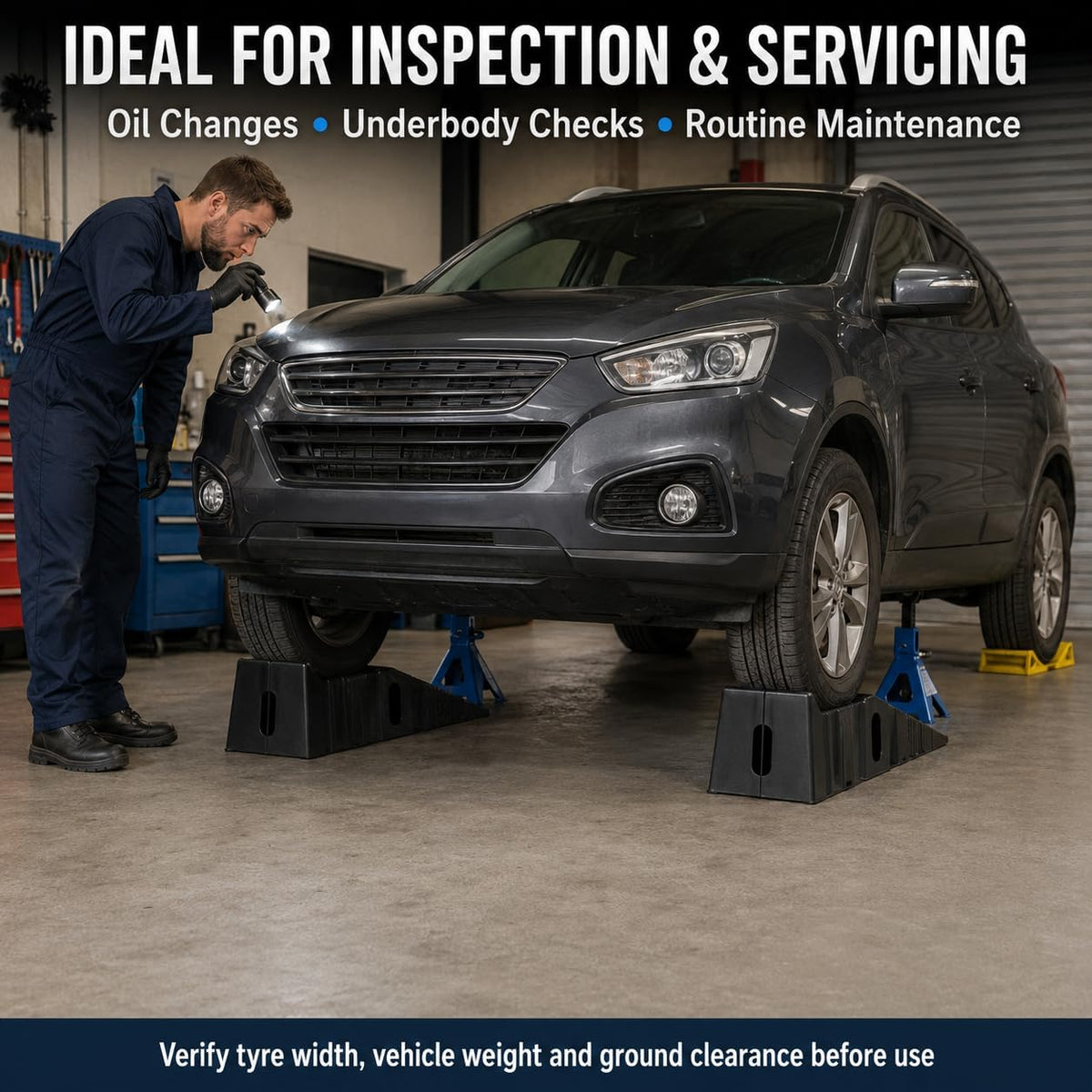 2.5-tonne low-profile car service ramp pair – gallery view 7