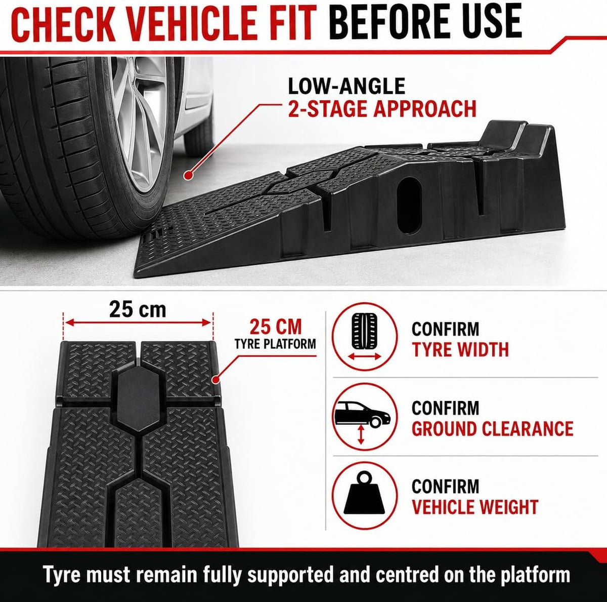 2.5-tonne low-profile car service ramp pair – gallery view 8