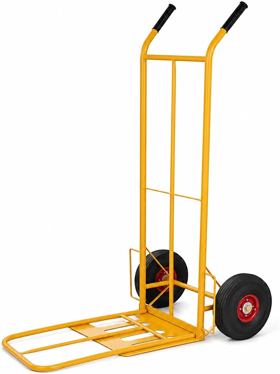TAZEET orange 200 kg hand truck trolley — main product view