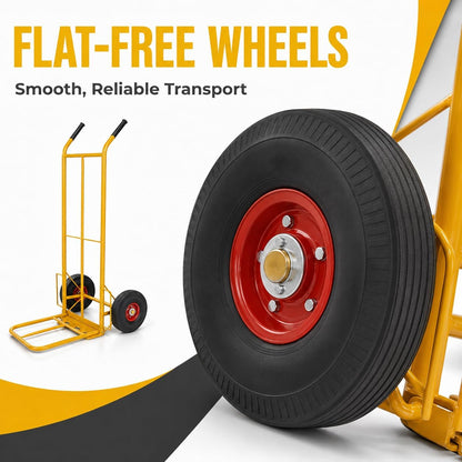 TAZEET orange 200 kg hand truck trolley — gallery view 6