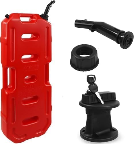 TAZEET 20 litre portable fuel container with mounting bracket — main product view