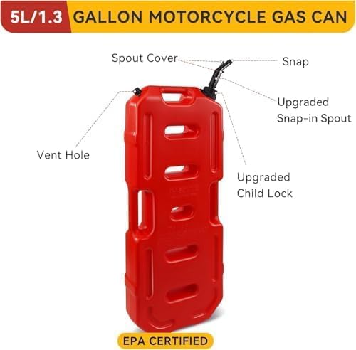 TAZEET 20 litre portable fuel container with mounting bracket — gallery view 2