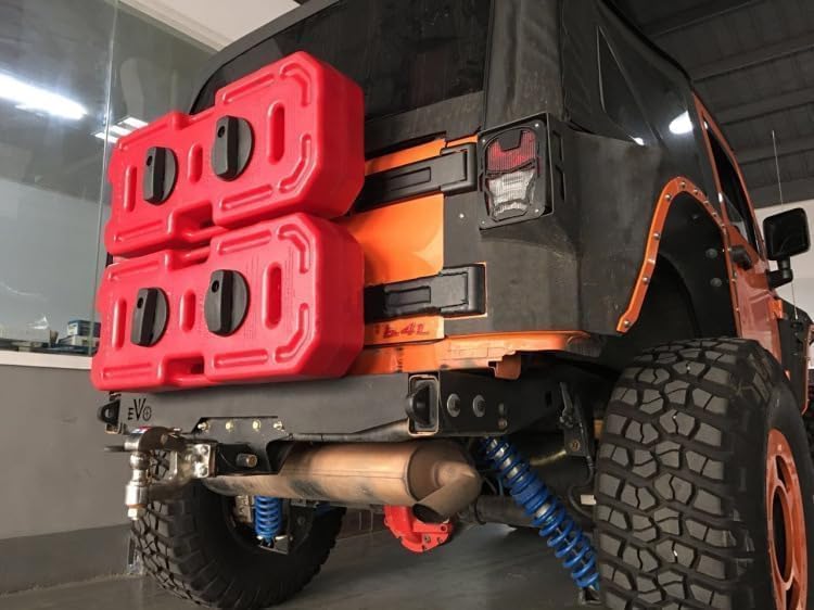 TAZEET 20 litre portable fuel container with mounting bracket — gallery view 3