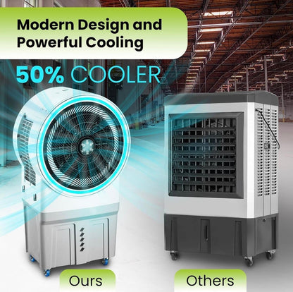 TAZEET evaporative cooler comfort and cooling modes