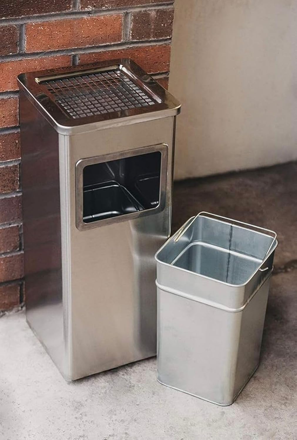 TAZEET commercial dustbin components and removable inner container