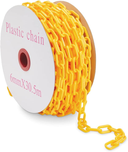 TAZEET plastic safety barrier chain — main product view