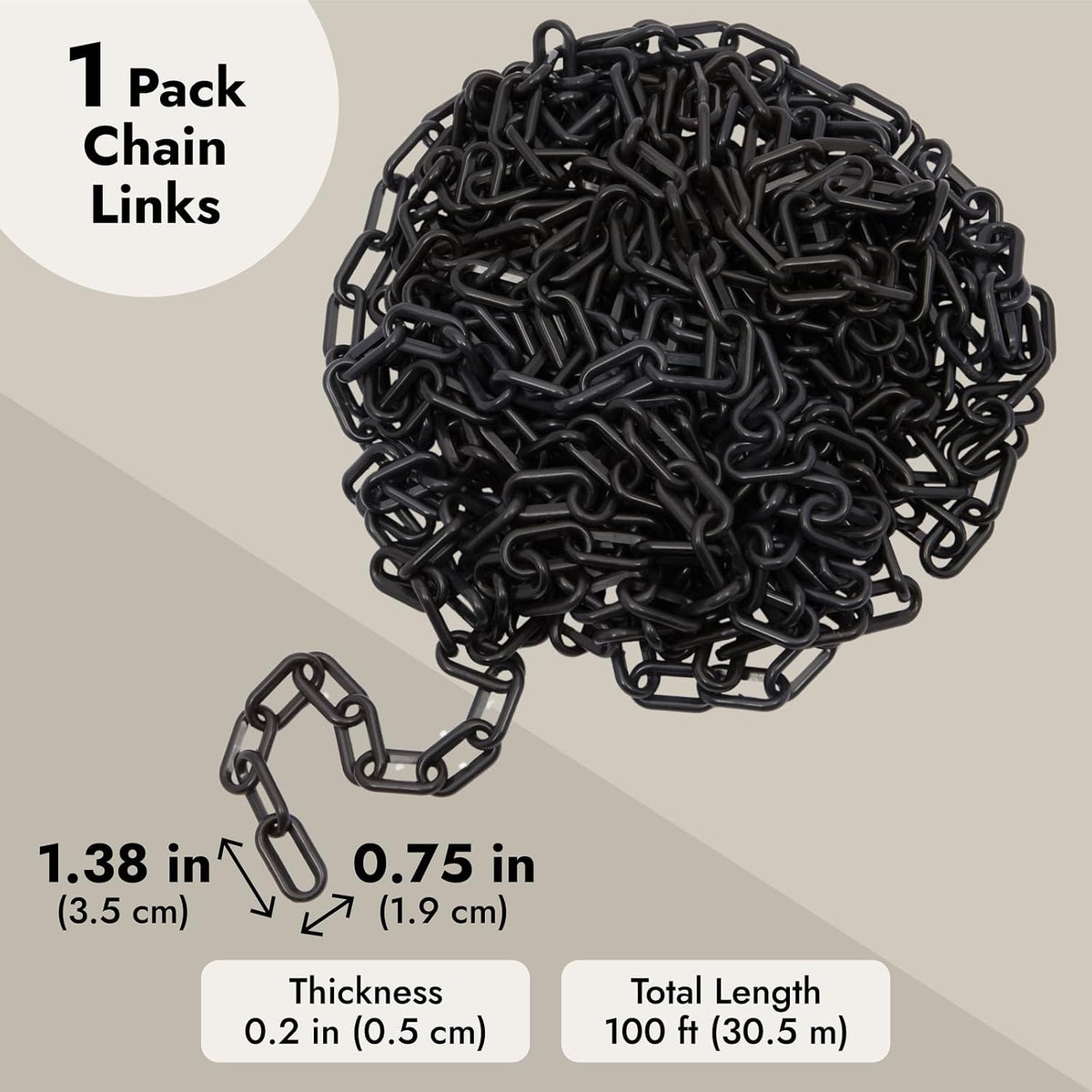 TAZEET plastic safety barrier chain — gallery view 14