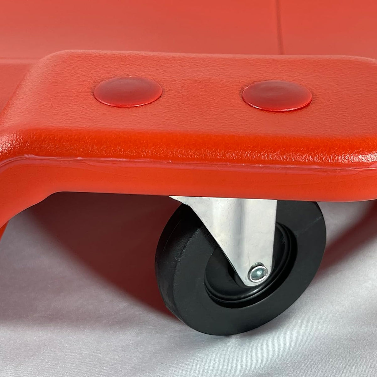 TAZEET red 40-inch mechanic creeper board with padded headrest — gallery view 6