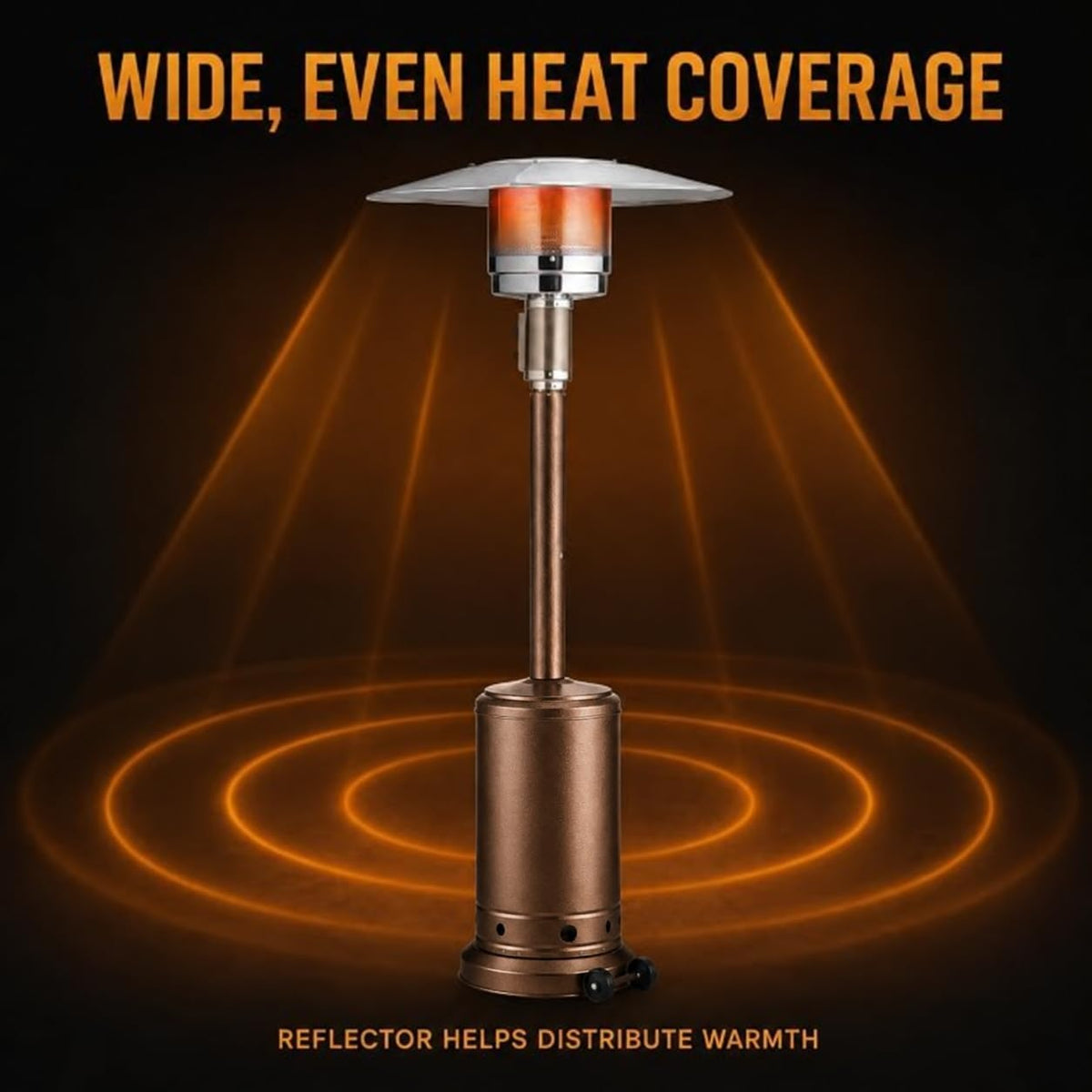 Bronze 87-inch gas patio heater – gallery view 6