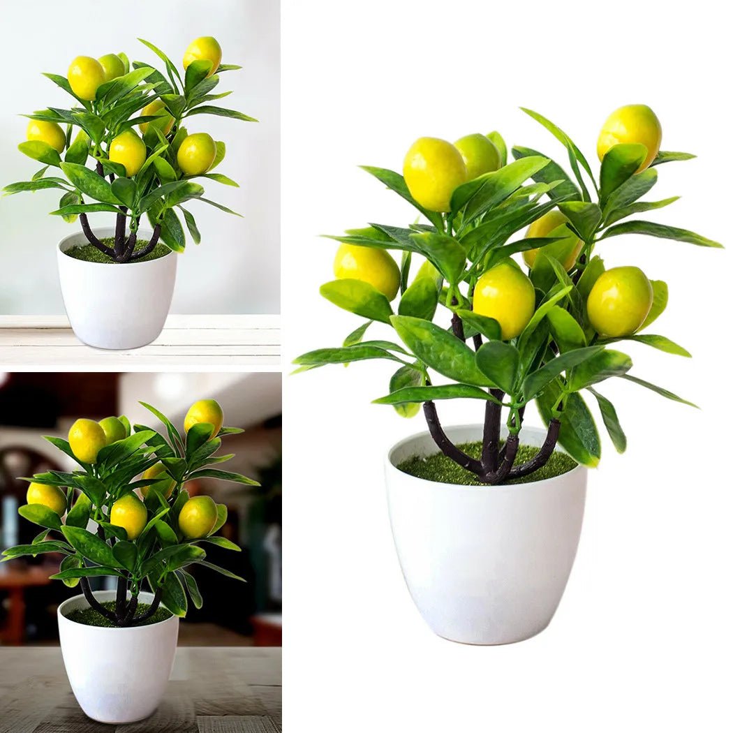 Tazeet Artificial Home Decor Lemon Tree - Tazeet.com