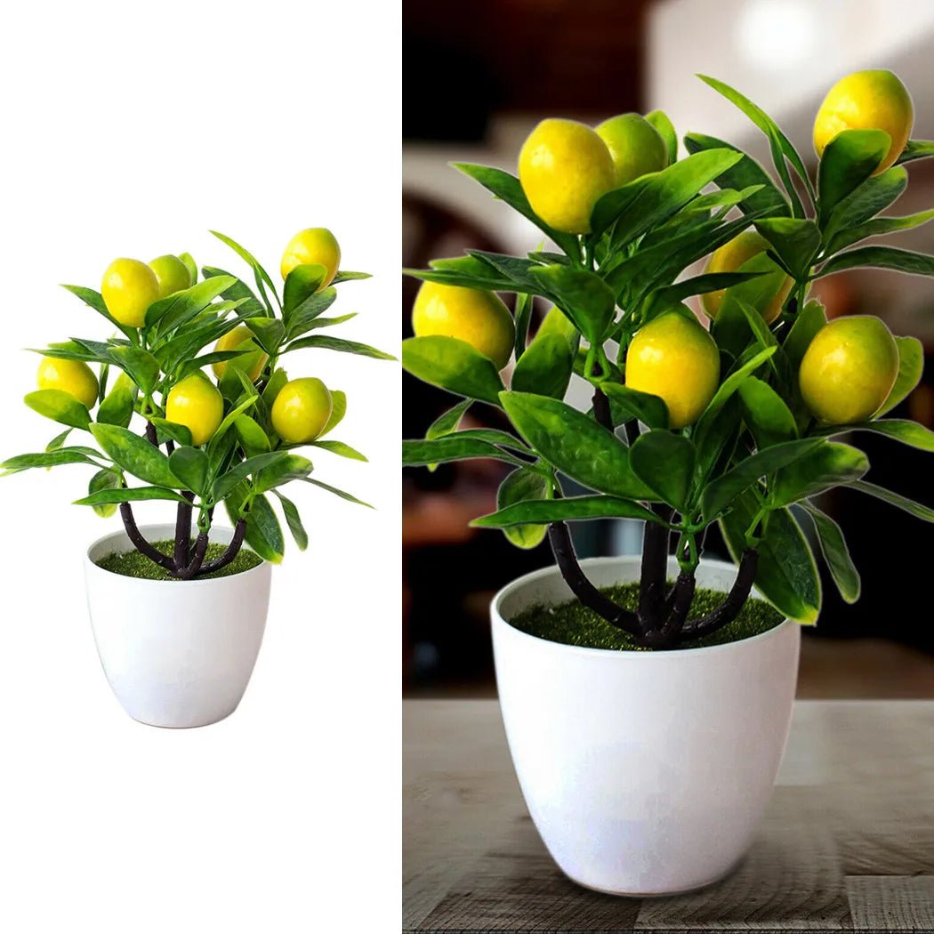 Tazeet Artificial Home Decor Lemon Tree - Tazeet.com