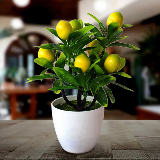 Tazeet Artificial Home Decor Lemon Tree - Tazeet.com