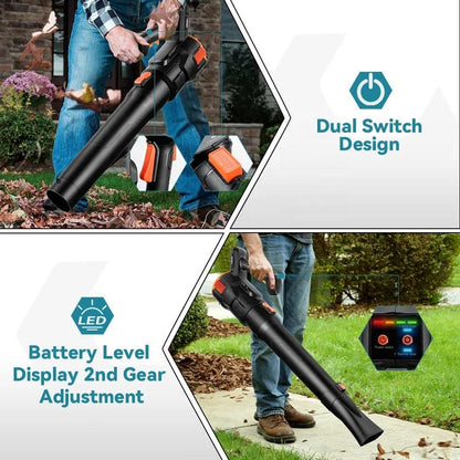 Tazeet Electric Rechargeable Powerful Cleaning leaf Blower - Tazeet.com