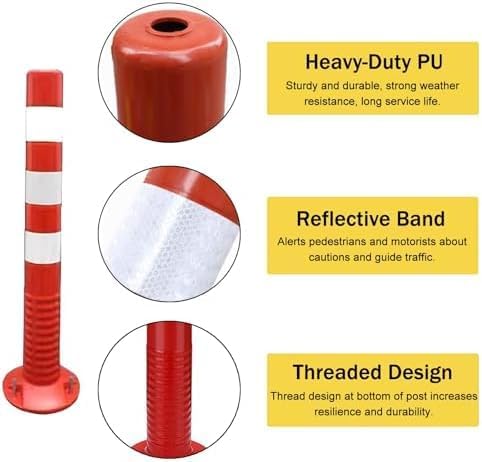 TAZEET reflective traffic posts for driveway safety