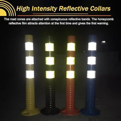 TAZEET bendable traffic bollard impact demonstration