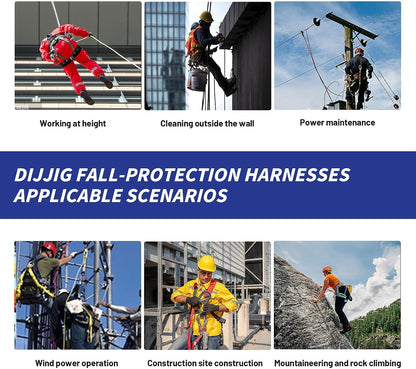 Blue full-body safety harness – gallery view 8