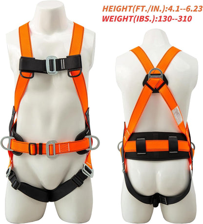 Orange full-body safety harness – gallery view 2