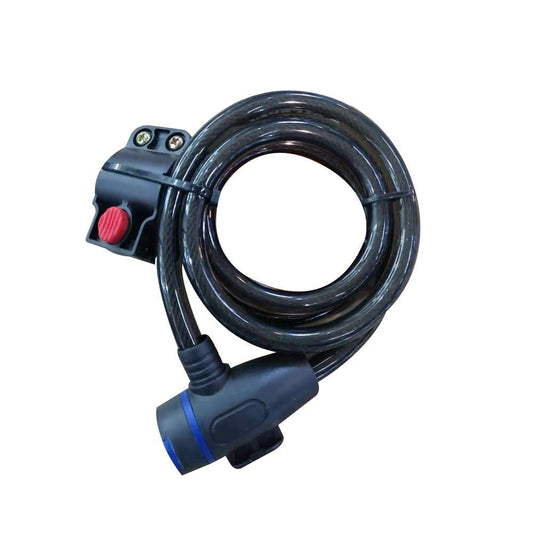 TAZEET GK101.105 black keyed bicycle cable lock – image 1