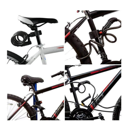 TAZEET GK101.105 black keyed bicycle cable lock – image 3