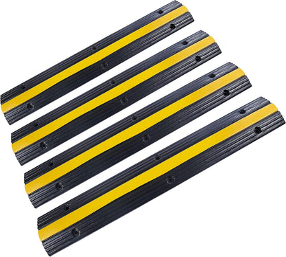 TAZEET heavy-duty rubber cable protector ramp — main product view