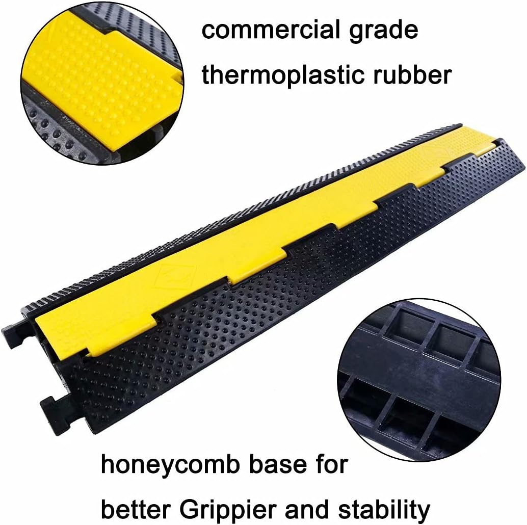 TAZEET heavy-duty rubber cable protector ramp — gallery view 11