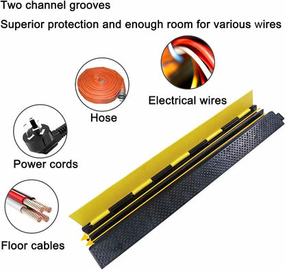 TAZEET heavy-duty rubber cable protector ramp — gallery view 12
