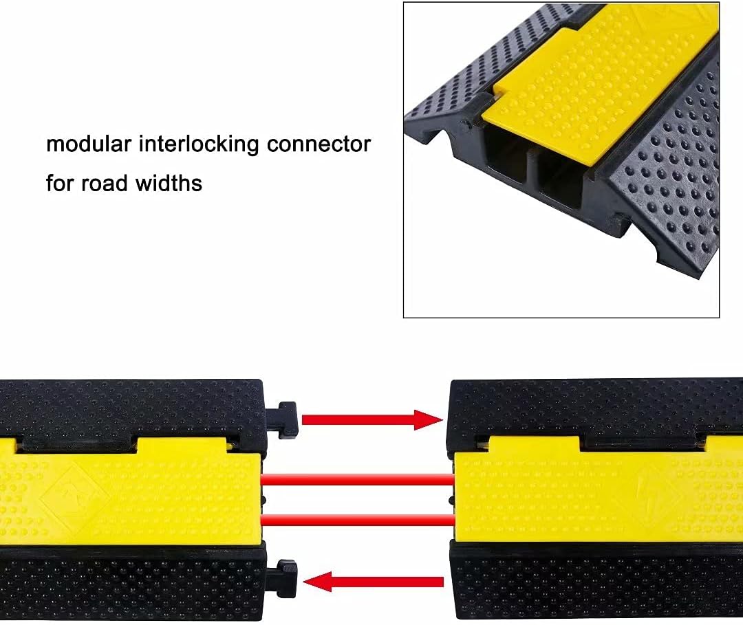 TAZEET heavy-duty rubber cable protector ramp — gallery view 13