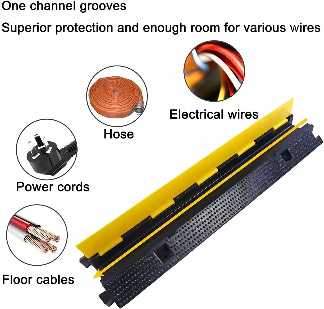 TAZEET heavy-duty rubber cable protector ramp — gallery view 21