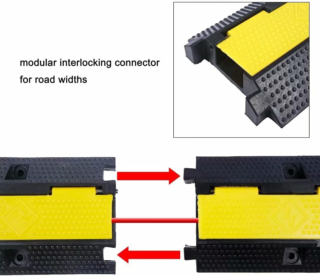 TAZEET heavy-duty rubber cable protector ramp — gallery view 22