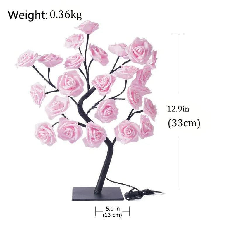 Tazeet LED Table Rose Tree Lamp - Tazeet.com