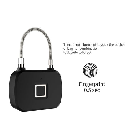 TAZEET mini biometric fingerprint padlock – image 7