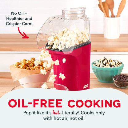 Tazeet Portable Popcorn Maker Machine - Lightweight, User - Friendly, and Oil - Free | Available Across UAE - Tazeet.com