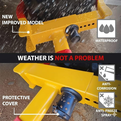 TAZEET vehicle wheel clamp protective contact points