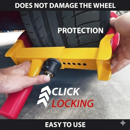 TAZEET wheel lock for cars trailers SUVs and motorcycles