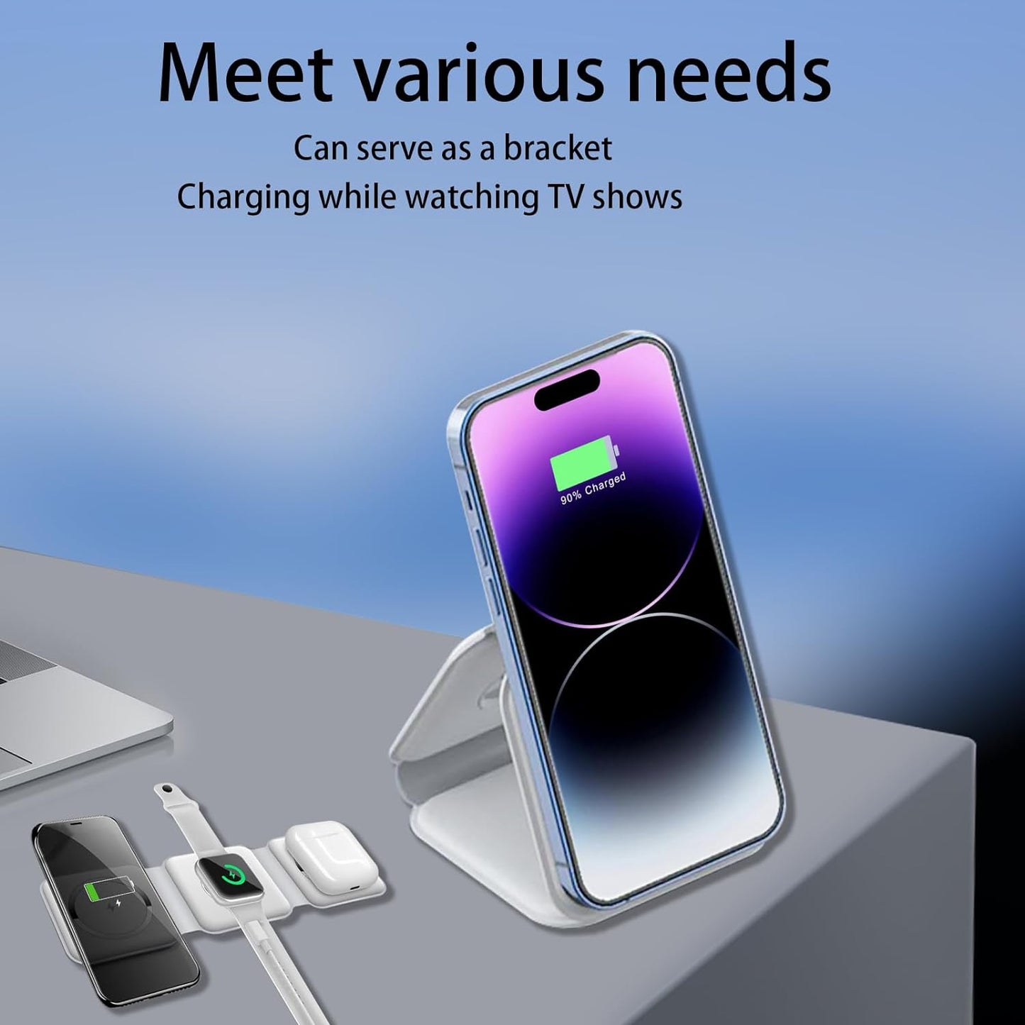 Tazeet Wireless Charger 3 - in - 1 - Tazeet.com