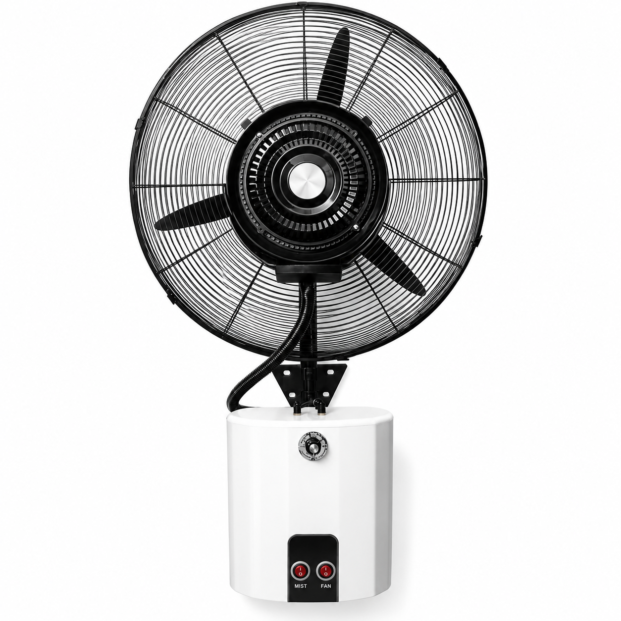 TAZEET wall-mounted misting fan with oscillating 3-speed design
