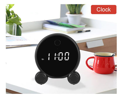 Table Clock with Wireless Camera Model X7-1080P, 1080P Resolution, Night Vision, Motion Detection, App Connectivity, USB Type-C Charging - Tazeet.com
