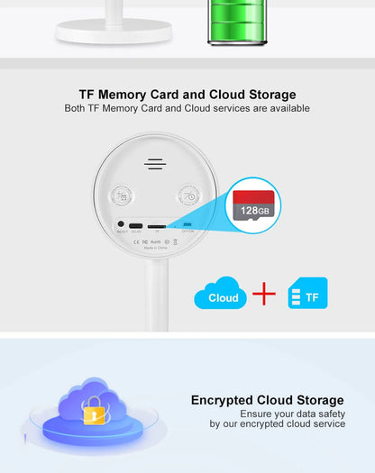 X8-1080P Wi-Fi Clock Camera | Wireless Home Security Cam with Night Vision & Two-Way Audio - Tazeet.com